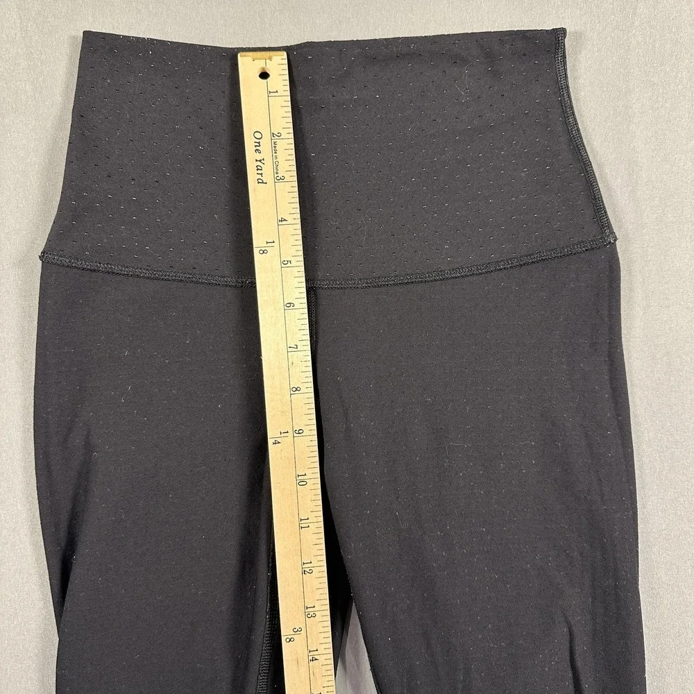 Lululemon Leggings Womens Apx: Med Black High Rise Ankle Yoga Athletic Stretch